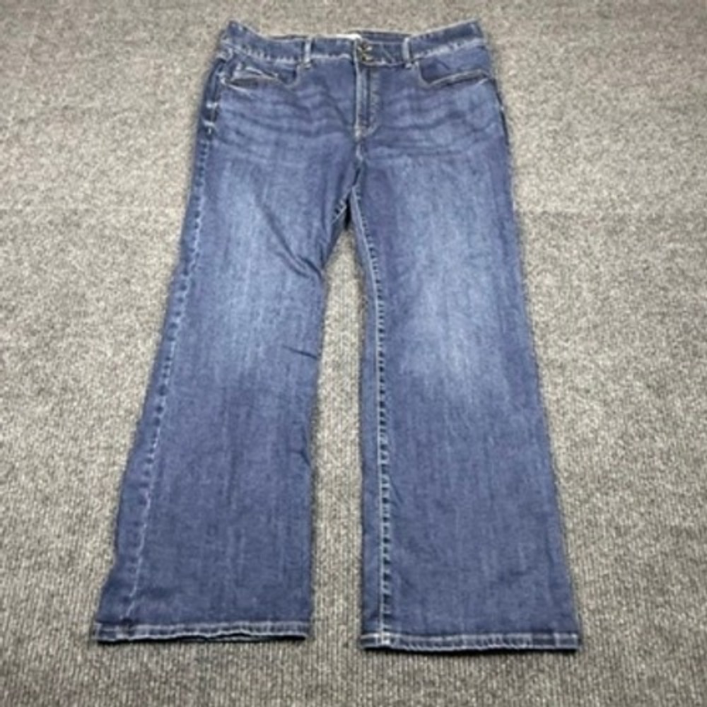 Lane Bryant Tighter Tummy High Rise Bootcut Jeans Blue Size 22 A83827